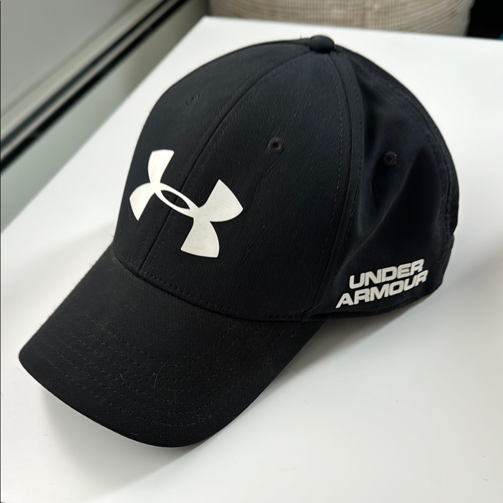 Under Armour Black and White Logo Cap